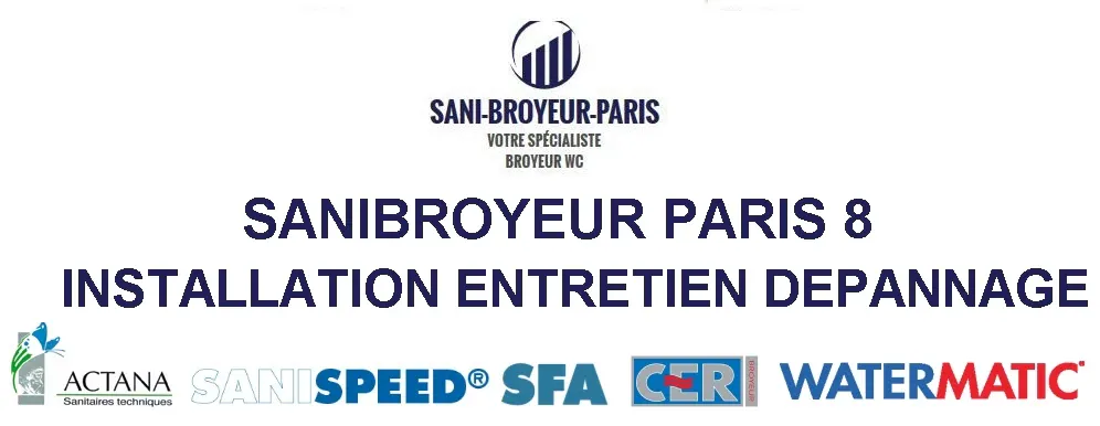 Logo sanibroyeur Paris 8